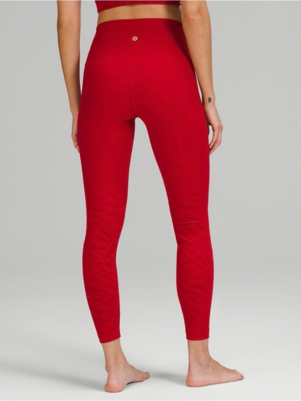 lululemon athletica Red High-Rise Leggings